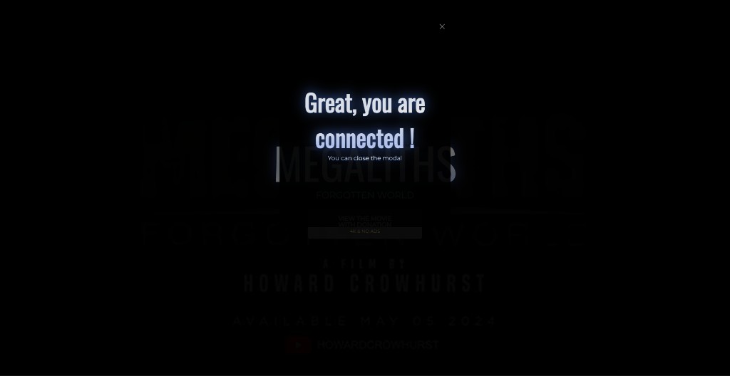 Howard Crowhurst — connexion réussie